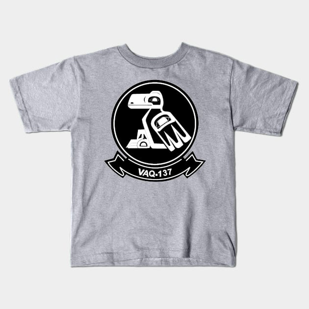 VAQ-137 Ravens Crest Kids T-Shirt by Spacestuffplus